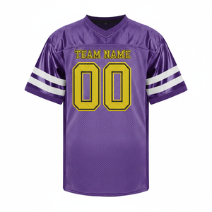 Maillot de football américain personnalisé, demi-avant, anti-humidité, production en gros, impression par sublimation, équipement d'équipe pour les écoles - Product Image 1