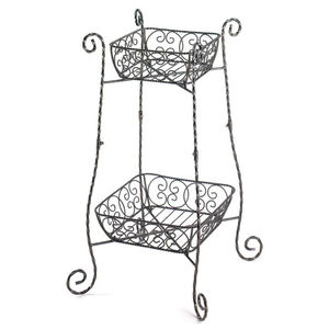 Soporte para plantas de jardín de acero sólido con recubrimiento de polvo negro, para interiores y exteriores, expositor de macetas de metal al precio más bajo. - Product Image 5