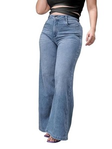 Abdul Royal World Export Women's <b>Boot</b> Cut Denim Jeans Cotton Fabric Eco-Friendly Color Fade Proof Mid Waist Regular Fit Vintage - Product Image 1