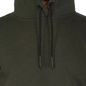 Hot Selling Men's Solid Front Hooded Fleece Pullover <b>Hoodies</b> Breathable Quick Dry with Digital Printing <b>Plain</b> Dyed for Winter - Product Image 4