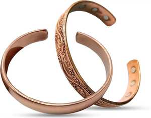 Copper Bangle for Men and Women Stylish Handmade <b>Bracelet</b> for Daily Wear <b>Healing</b> Wellness Crafts>Metal Crafts - Product Image 2