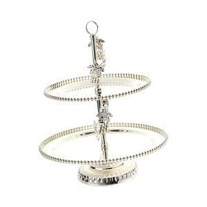 Elegant Metal <b>Cake</b> <b>Stand</b> For Wedding Dessert Table Display Offering Durable Construction And Decorative Appeal - Product Image 4