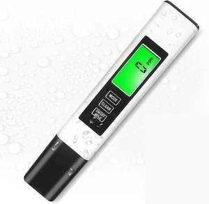 Medidor de TDS, EC y temperatura 3 en 1 tipo bolígrafo de alta precisión, medidor de TDS con lectura precisa para medir la dureza del agua - Product Image 1