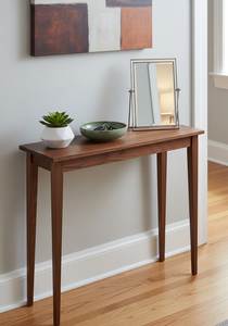 Console minimaliste en bois pour salon moderne, entrée, couloir, meubles et décoration intérieure - Product Image 1