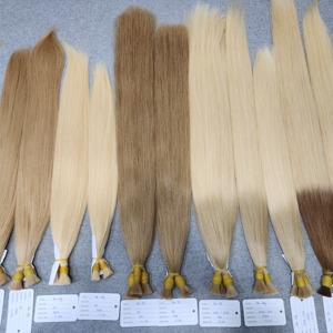 ช่อผมดิบแบบตรงที่ยังไม่ผ่านการทำผมคนแท้สำหรับต่อผมธรรมชาติ - Product Image 2