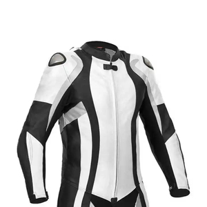 Combinaison en cuir de moto de haute qualité, logo personnalisé, cuir véritable, coupe-vent, ignifuge, grande taille, toutes saisons, moto - Product Image 3