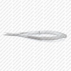กรรไกรตัดตา Castroviejo Micro Eye Scissor ขนาด 4 นิ้ว แบบตรง สำหรับผ่าตัดตา ผลิตจากสแตนเลสสตีล เครื่องมือความแม่นยำสูง ได้รับการรับรองมาตรฐาน OEM และ CE - Product Image 3