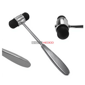 Marteau manuel de 8 pouces à double tête en caoutchouc, instrument de diagnostic chirurgical professionnel pour test de réflexes et examen par percussion - Product Image 2