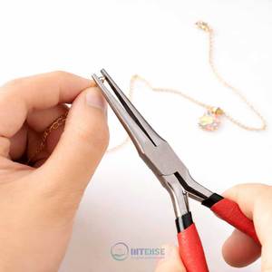 6 Inch Stainless Steel Needle Nose Pliers Precision Long Tapered Smooth Jaw Jewelry Tool <b>Wire</b> Bending <b>Craft</b> Repair Small Object - Product Image 5