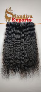 100% Extensiones de cabello humano indio virgen Remy sin procesar Paquetes rizados naturales baratos con proveedor de estilo de onda natural de trama Doble - Product Image 5