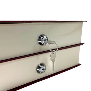 Petit coffre-fort caché en métal avec serrure à clé - Product Image 2