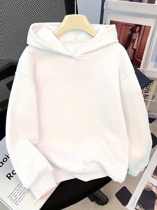 Sweat-shirt à capuche pour femme en polaire épaisse de qualité supérieure, 500 g, personnalisé, chaud pour l'hiver - Product Image 3