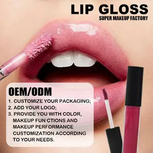 Vente en gros Mini Lip Gloss Set Logo personnalisé Maquillage des lèvres brillant et mat Marque privée pour les amateurs de beauté