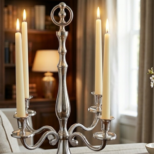 Columna Acrílica Tradicional de 52 Pulgadas |   Lámpara de Araña de Cristal |   Lámpara de Comedor Cónica con Múltiples Luces |   Candelabro Estilo Vela Blanca |   Decoración Navideña - Product Image 4