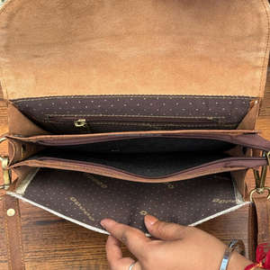 Luxury Handbag Manufacturer Custom Cowhide Leather Women's Crossbody <b>Messenger</b> <b>Bag</b> Genuine Leather Elegant Clutch Shoulder Purse - Product Image 6