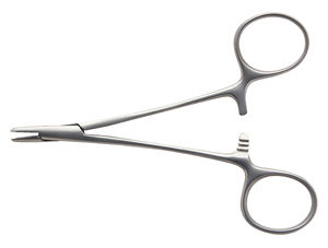 Porte-aiguille dentaire chirurgical Converse HEX-NH-44, 12 cm, à mâchoires dentées, en acier inoxydable, instruments de chirurgie plastique, garantie à vie - Product Image 2
