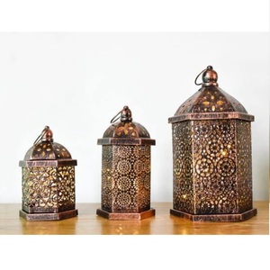 Royal Looking Handcrafted Designer Large Size Candle Holder <b>Lantern</b> <b>Set</b> of 2 Designer Unique Customized <b>Lantern</b> - Product Image 5