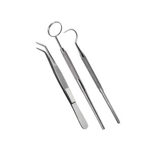 Kit d'examen dentaire de base MEDZORA SURGICAL, instruments chirurgicaux manuels en acier inoxydable pour la chirurgie buccale - Réutilisable - Product Image 1