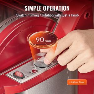 Forno Elettrico da Banco in Acciaio Inossidabile con Girarrosto per Pollo, Macchina per Grigliare Shawarma e Gyro - Product Image 4