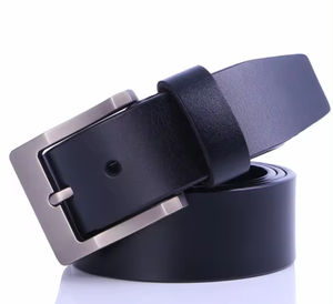 Ceintures de luxe personnalisées, ceinture classique vintage à boucle à ardillon en cuir de vachette véritable du Pakistan, ceinture décontractée confortable et simple pour jeans - Product Image 5