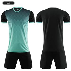 Maillot de football unisexe pour enfants, ensemble de maillots de football personnalisés, uniforme en polyester à séchage rapide, JLS908 - Product Image 4