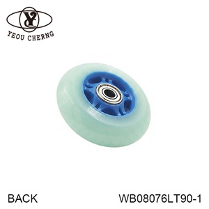 Accesorios Deportivos, Ruedas de PU de Color Azul Cielo de 76x24 mm para Vendedores de Comercio Electrónico, Pedidos Personalizados en Lotes Pequeños - Product Image 4