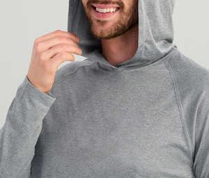 Sudadera con capucha de pesca de manga larga para hombre, de secado rápido, UPF 50, resistente a los rayos UV, impermeable, con estampado por sublimación, de poliéster. - Product Image 5