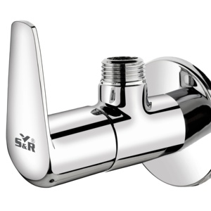 Robinet d'angle durable en laiton chromé mural pour salle de bain, contrôle de l'eau, utilisation longue durée - Product Image 1