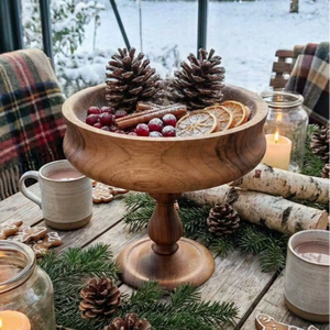 Soporte para pasteles especial para Eid, bandeja para postres, bandeja para servir, estilo rústico vintage, artesanía hecha a mano, utensilios de cocina, centro de mesa para comedor - Product Image 3