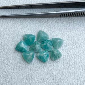 พลอยอะเมโซไนต์ธรรมชาติขนาด 6 มม. ทรงทริลเลียนเจียระไน สำหรับทำเครื่องประดับเงิน ราคาโรงงานขายส่ง - Product Image 2