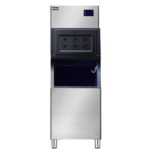 Macchina per il Ghiaccio Industriale in Acciaio Inox da 265 libbre, Produzione 550 libbre/24H, Stoccaggio Ghiaccio 24H - Product Image 6