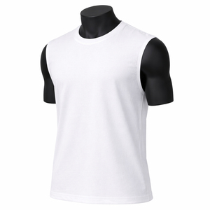 2026 Débardeurs sans manches OEM personnalisés Streetwear, T-shirts sportifs à bords bruts, coupe courte et carrée, col rond, décontractés, unis - Product Image 1