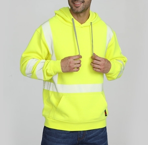 Sweat-shirt réfléchissant haute visibilité léger en polyester pour femmes et hommes, idéal pour le travail et la construction - Product Image 5