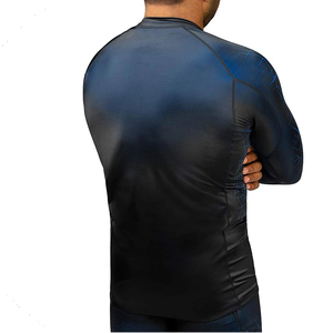 High Quality <b>Compression</b> <b>Shirt</b> MMA Rash Guard for Men Customize Your Own Logo Sublimated Full Sleeve Rash Guard for Men - Product Image 1
