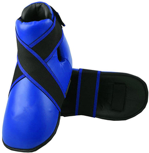 Zapatos de Boxeo de Cuero Azul con Cierre de Cordones, Transpirables y Resistentes a Impactos para Entrenamiento - Product Image 4