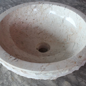 Lavabo en marbre crème Whirlpool - Product Image 1