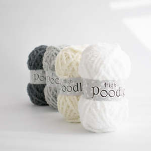 Hilo de lana suave YARNA High Poodle (80g) para tejer, fibra natural de moda, para manualidades, tejido refinado, decoración del hogar colorida y llamativa - Product Image 3