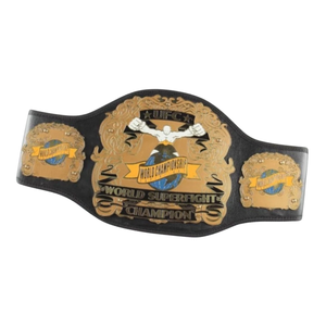 Cinturón de Campeonato Mundial de Superpelea de la UFC, Diseño en Cuero Negro, Dorado y Azul, Cinturón de Título de Primera Calidad para Fanáticos y Coleccionistas de MMA - Product Image 6