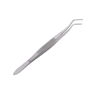 Pince à pansements dentaires classique en acier inoxydable, à prise lisse - Product Image 5