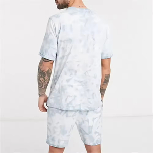Conjuntos de Shorts de Verano para Hombre, Camiseta de Manga Corta y Shorts, Conjunto Masculino Sólido y Transpirable, Ropa de Marca para Hombre, Conjuntos de 2 Piezas - Product Image 5