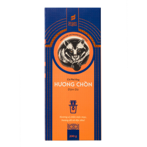 กาแฟบดฮุงชินแบบดั้งเดิมแข็งแรง200g วีเซิลรสชาติกาแฟของชะมดที่ได้แรงบันดาลใจจากการคั่วระดับพรีเมียม Moka culi เนื้อย่างขนาดกลาง - Product Image 1