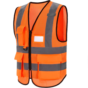 Chemise de travail réfléchissante haute visibilité noire personnalisée OEM, panneau contrastant, coton polyester, manches longues, uniforme de sécurité pour le personnel industriel - Product Image 3