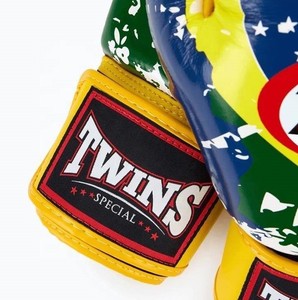 Dernier modèle de gants de boxe professionnels à impression numérique intégrale, style mexicain, pour jumeaux, avec fermeture auto-agrippante, pour MMA et Muay Thai, CP-BG-184 - Product Image 5