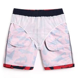 Filet de sous-vêtements léger en polyester pour hommes, extérieur, poches croisées, style poisson, sublimation, imprimé, séchage rapide, short de plage pour hommes - Product Image 2