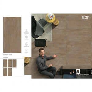 Glacier Crema 600x1200mm Porcelaine 60x120cm Carreaux polis antidérapants Kajaria India - Product Image 3