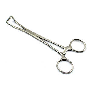 Pince à serviettes Backhaus, instrument chirurgical vétérinaire réutilisable en acier inoxydable - Product Image 1