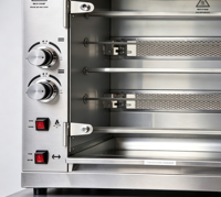 Four à rôtir vertical à gaz XY, machine à rôtir le poulet automatique pour cuisine commerciale