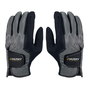 Gants de golf unisexes en microfibre blanche, demi-doigts, antidérapants, à enfiler, pour le sport, le cyclisme, la protection des mains en extérieur - Product Image 3