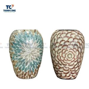 Meilleure vente 2025 nacre Vase pour pot de fleur jardinière pour restaurant et hôtel décoration vadrouille Vase à fleur - Product Image 1