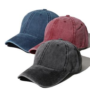 Custom Embroidery 6 Panel Cotton Outdoor Sports Cheap Black Blank Plain Distressed <b>Dad</b> <b>Hat</b> - Product Image 3